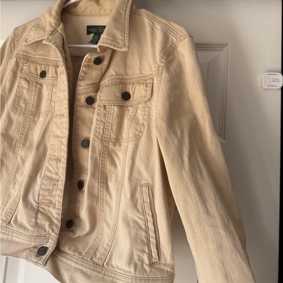 Vintage Polo Ralph Lauren tan denim jacket - Picture 4 of 6
